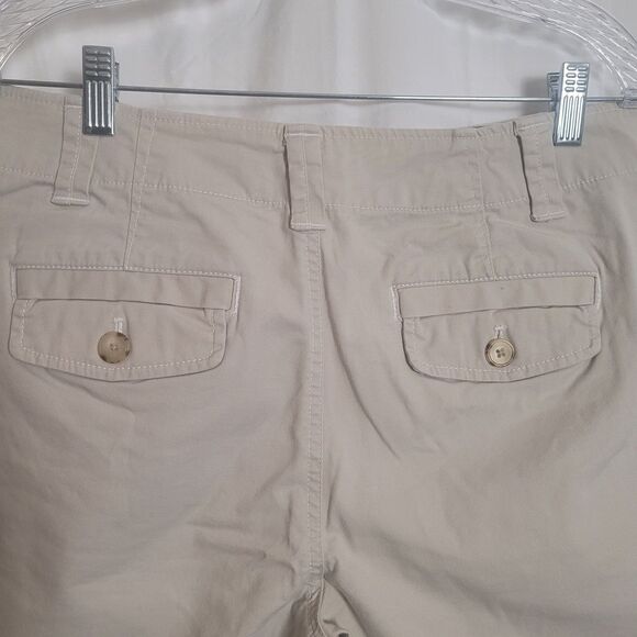 Eddie Bauer Mercer Fit Shorts Women's Size 10 Khaki Tan Preppy Beach Outdoor - Picture 5 of 10